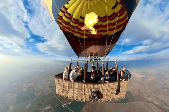 Hot air balloon marrakesh